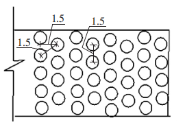 夯點布置示意圖